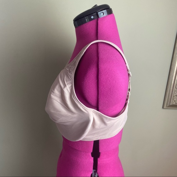 Bali Nude/Floral Stitched Accent Bra - Picture 3 of 5